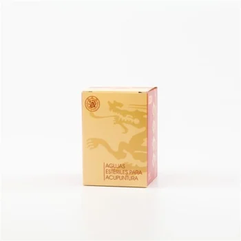 Agujas de Acupuntura Cloud & Dragon Mango Plateado con Aplicador Individual x100 Unidades